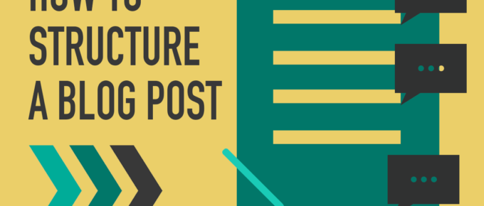 how to structure a blog post