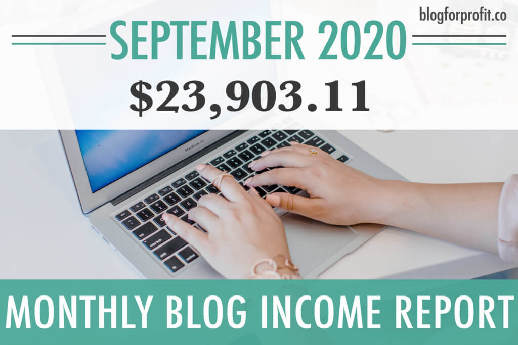 Blog income report September 2020