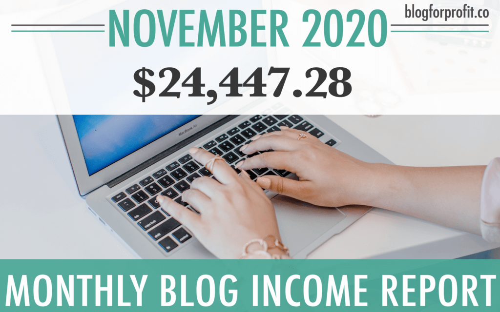 November food blog income report